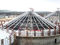 Silo Roof Structure